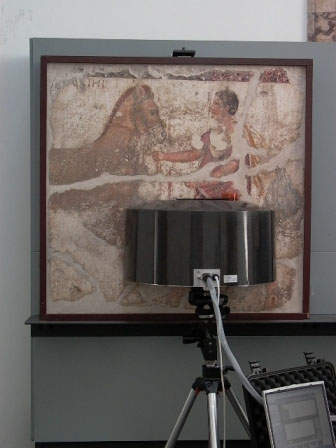 Misure effettuate al Museo Archeologico Nazionale di Napoli su lastre tombali Egnazia 2