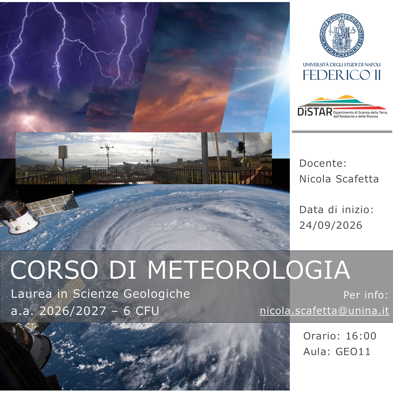 Locandina Meteorologia