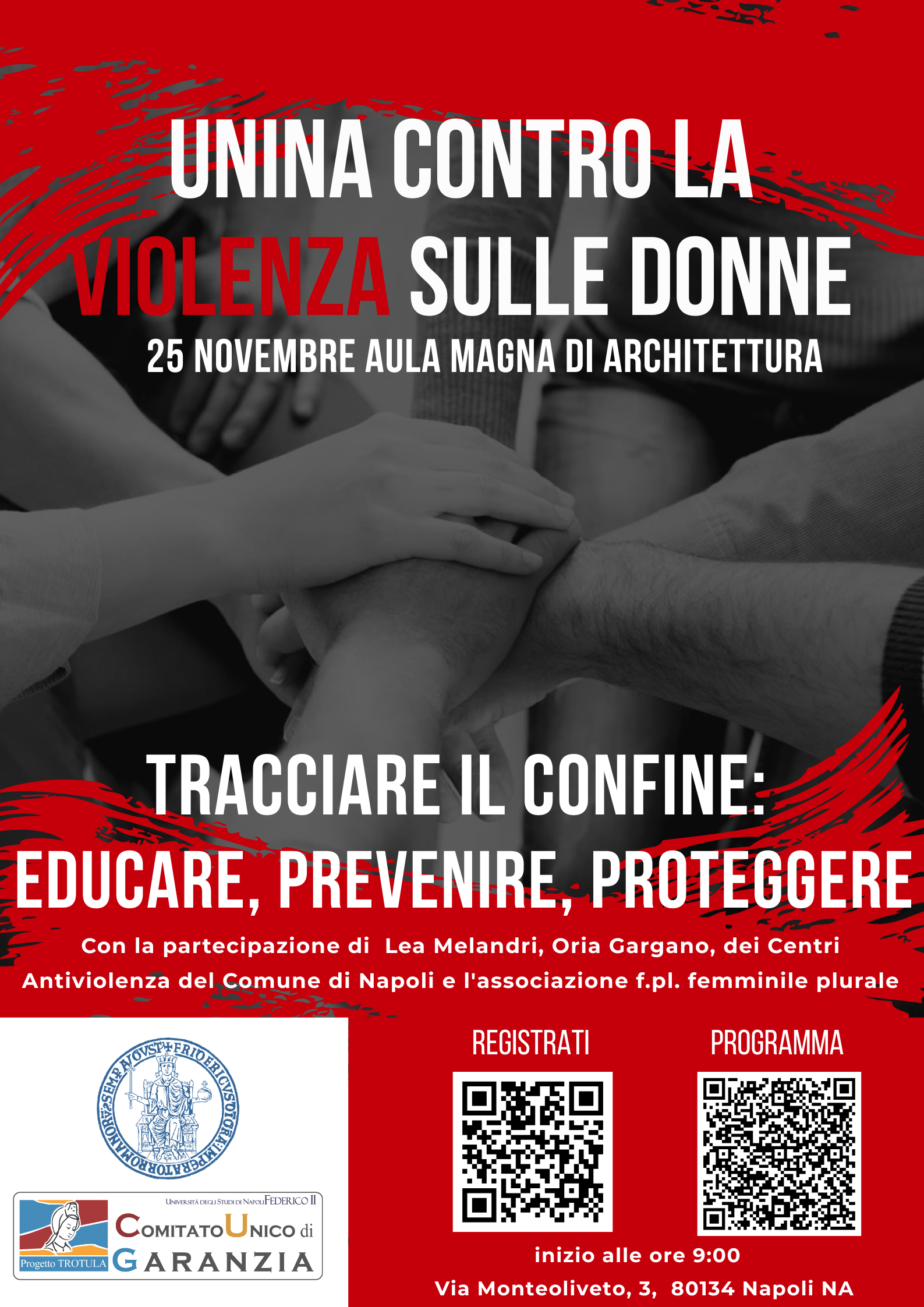 UNINA CONTRO LA VIOLENZA SULLE DONNE