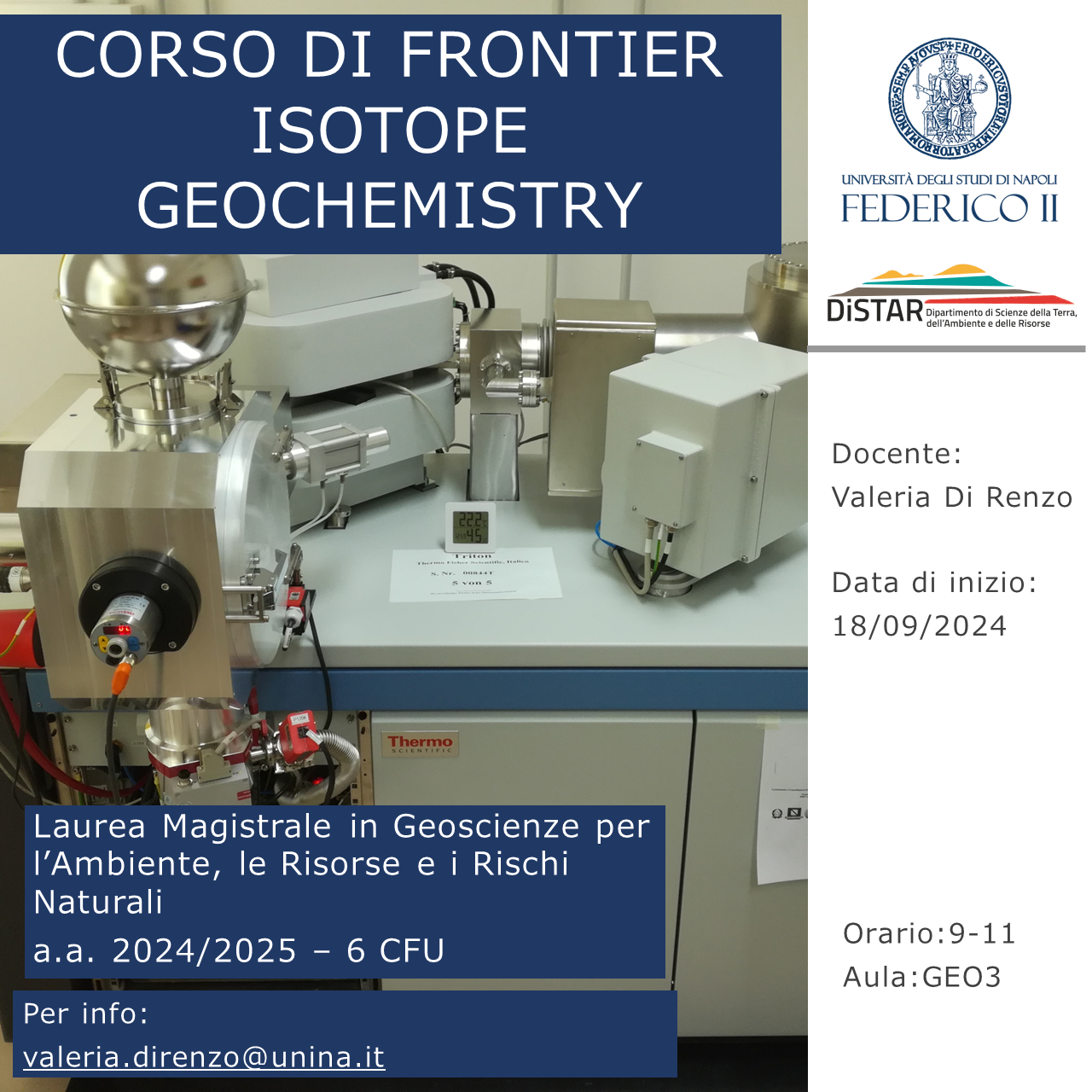 locandina Corsi DiSTAR Frontier 2024