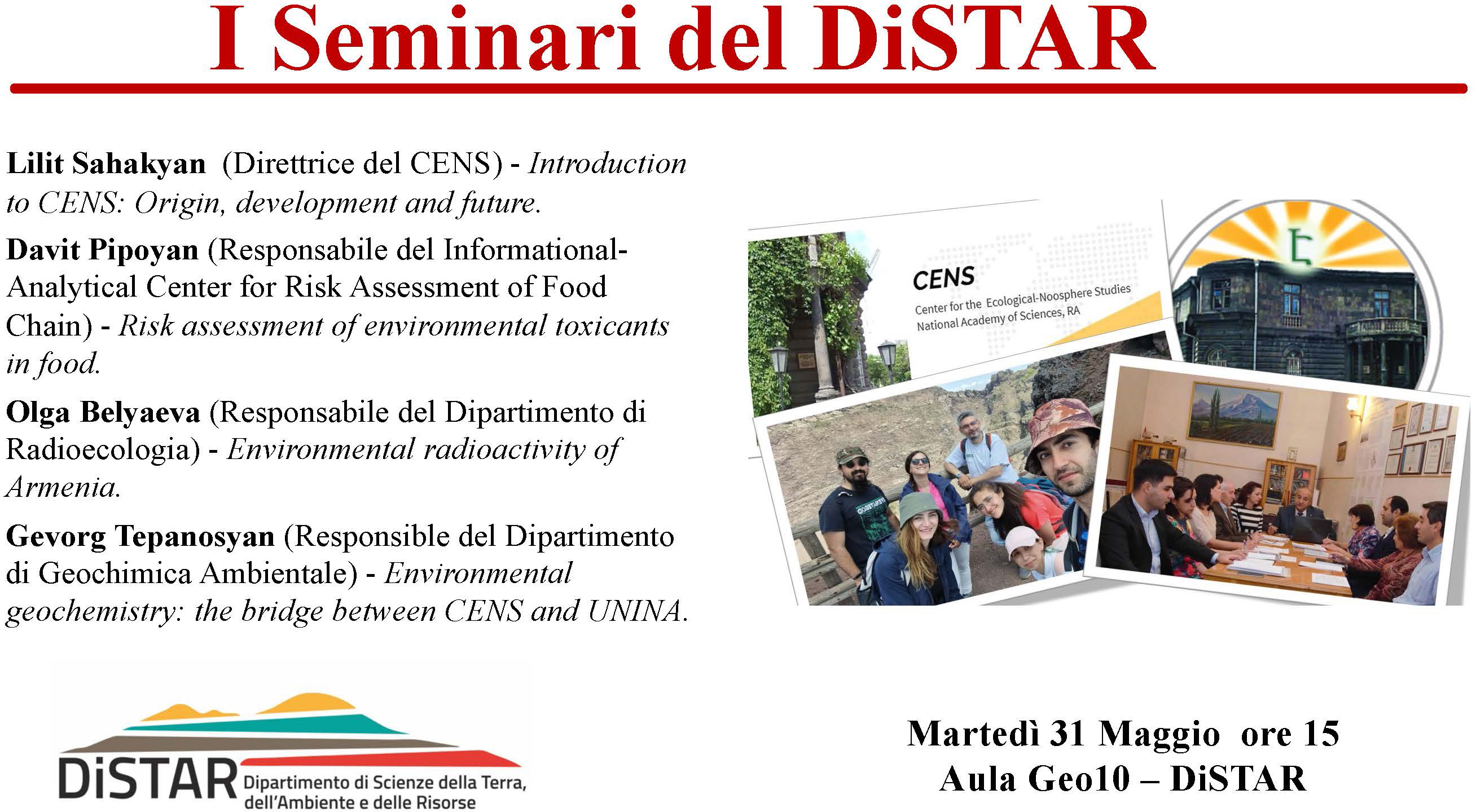 Locandina seminari CENS