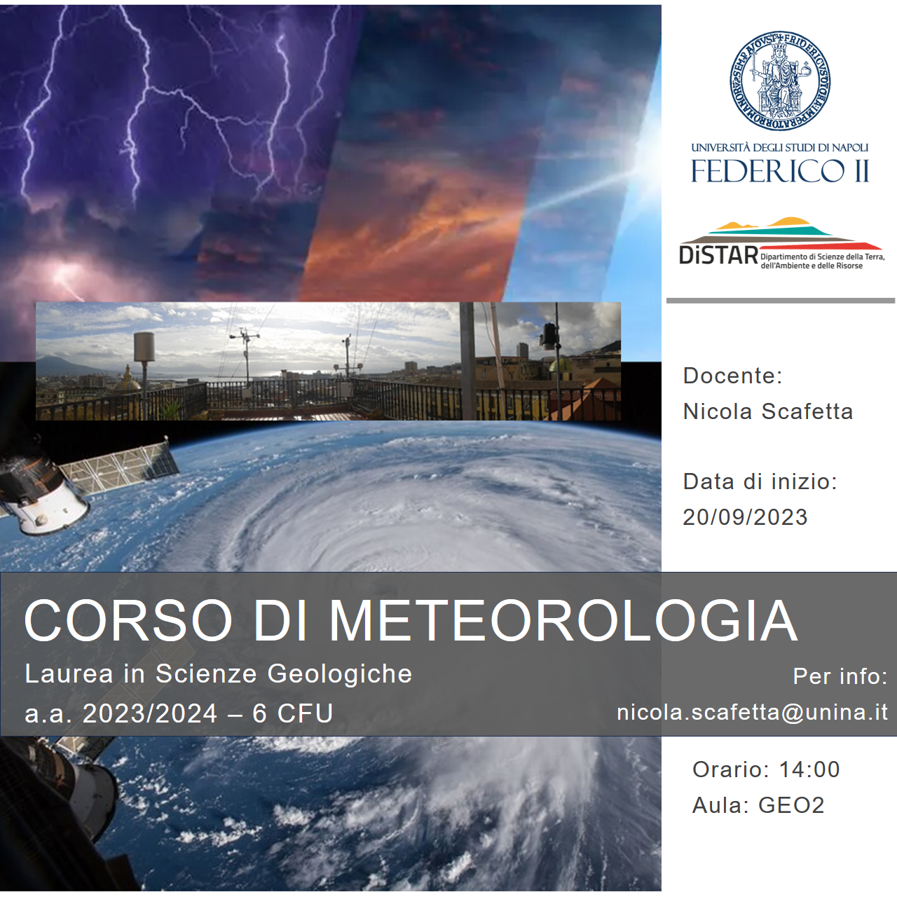 Locandina Meteorologia