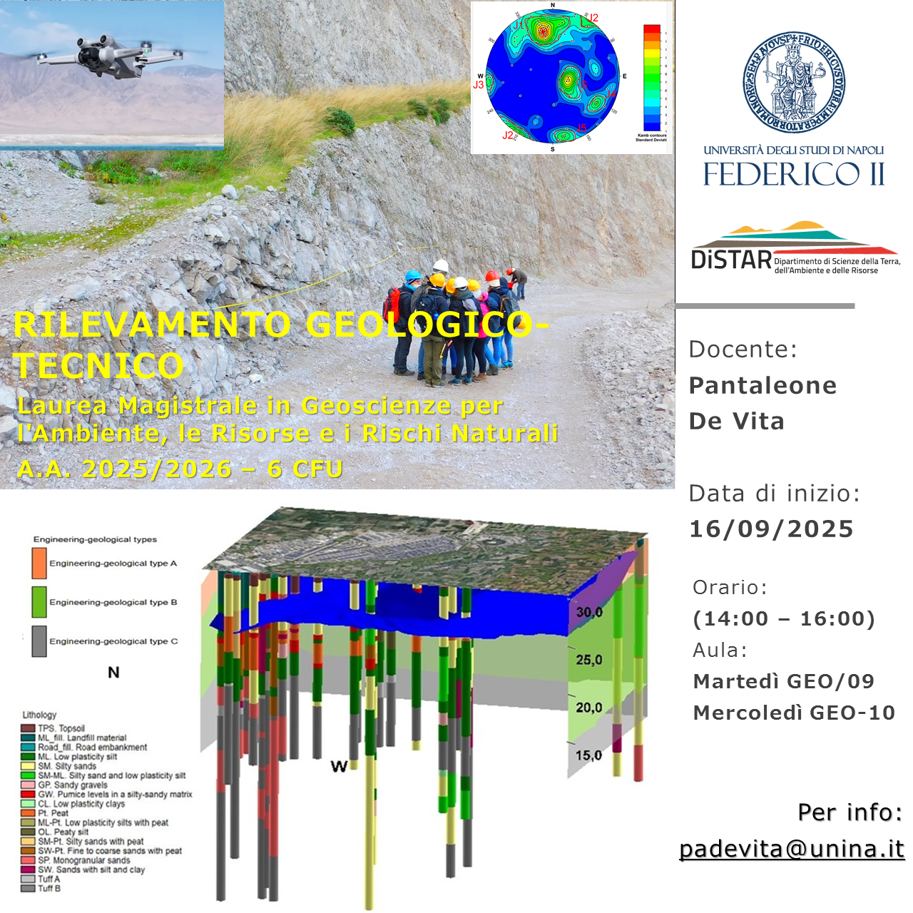 Template locandina Corso Rilevamento Geologico Tecnico RGT 2025 2026