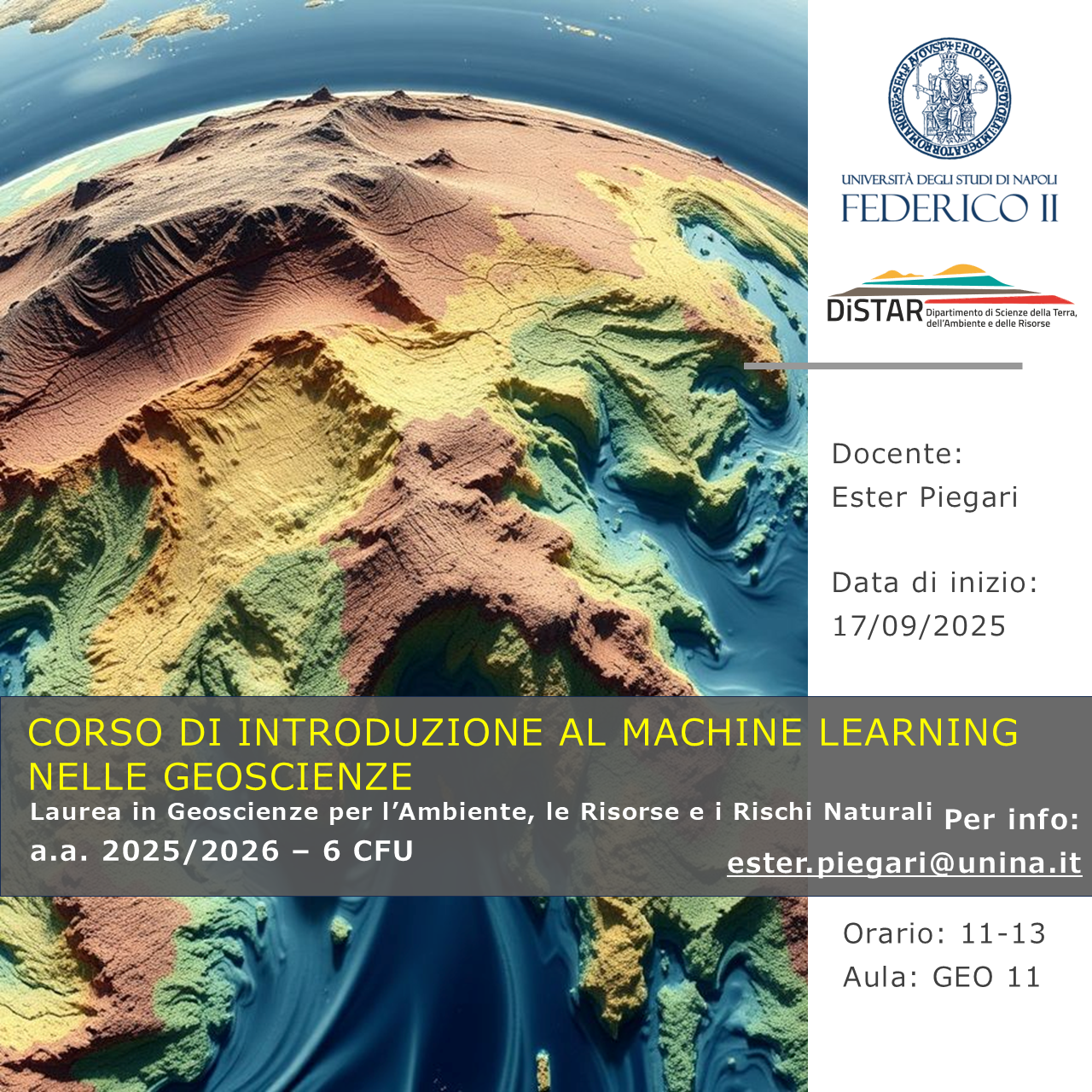 locandina Corsi Intro ML 2025